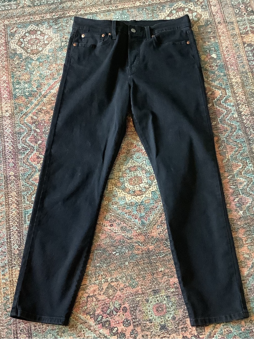 Levi’s Classic Black Straight-Leg Jeans